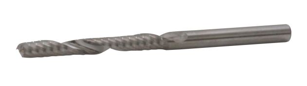 Fresa Metal Duro de 3,175mm, 1 Corte e Área de Corte de 25mm 