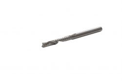 Fresa Metal Duro de 3,175mm, 1 Corte e Área de Corte de 22mm 