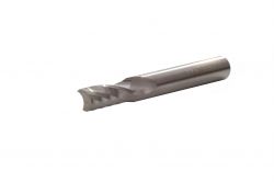 Fresa Metal Duro para Aço Inox de 6mm ,1 Corte e Área de Corte de 12mm 
